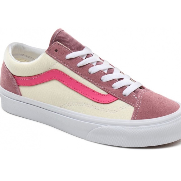 vans style 36 pink